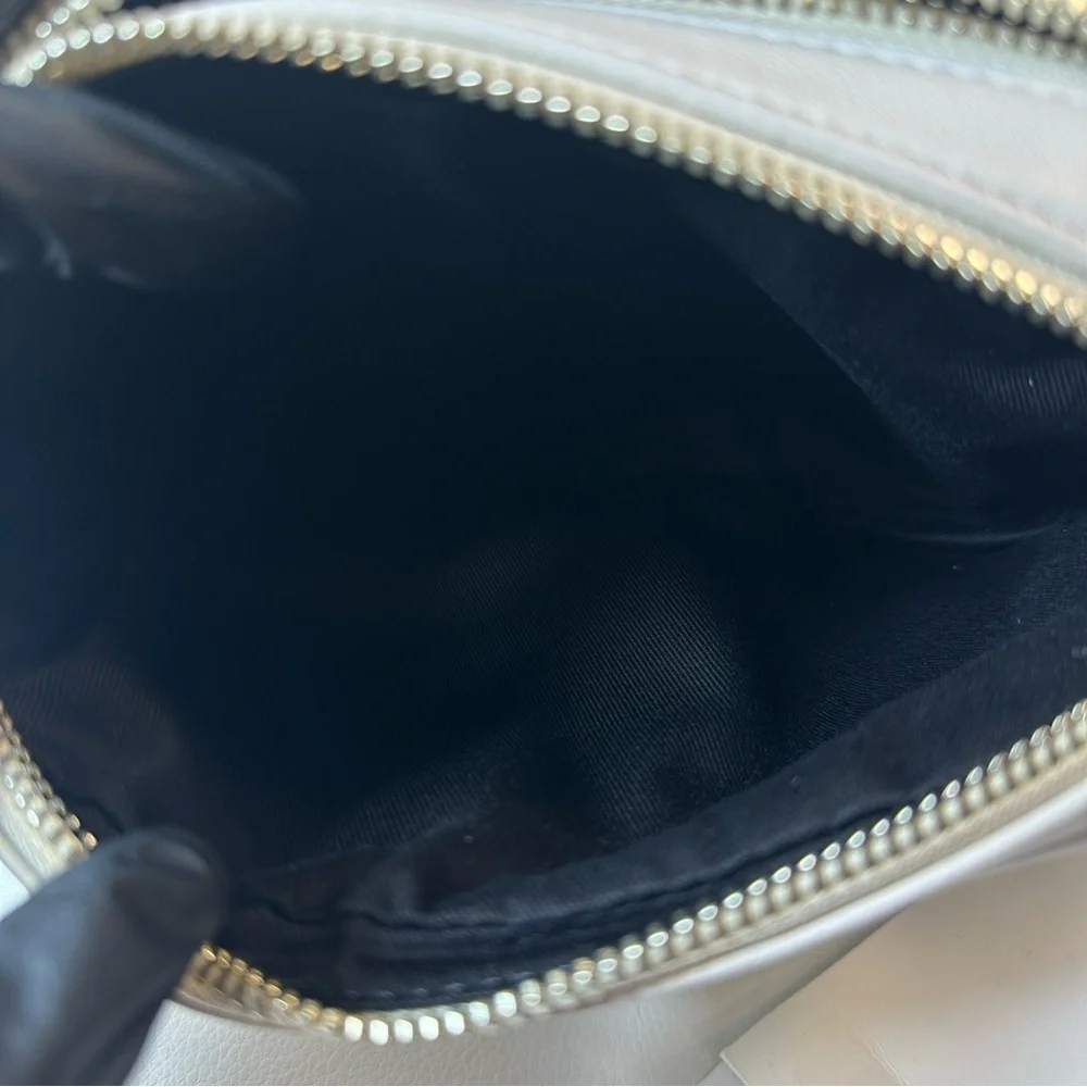 NEW PROENZA SHOULER WATTS LEATHER CAMERA BAG OFF WHITE/BLACK - Picture 4 of 13